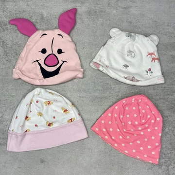 Disney, F&amp;amp;F vékony lány baba sapka szett 3-6 hó