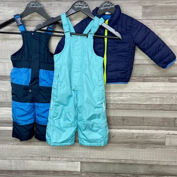 F&amp;amp;F, Impidimpi kék kantáros kisfiú overál, Papagino kabát 74/80 szett