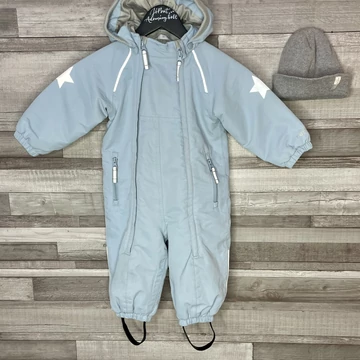Reflex világoskék unisex téli overál Zara sapkával 80