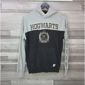 H&amp;amp;M Harry Potter Hogwarts szürke-fekete fiú pulóver, 158/164