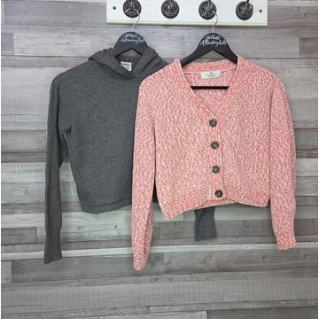 PageOne és H&amp;amp;M rövid pulcsi szett lányoknak, 140/146