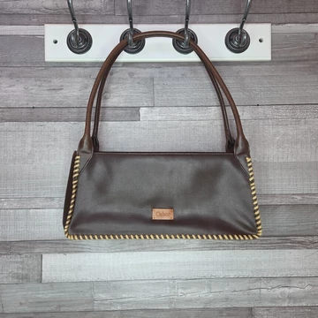 Gabor bőr hatású barna válltáska