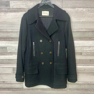 Marks&amp;amp;Spencer Indigo Collection fekete szövetkabát 42