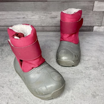Decathlon Quechua Bibou Bebe Pink kislány hótaposó csizma 21