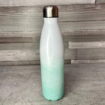 Crofton türkiz-fehér színátmenetes 1l termosz kulacs