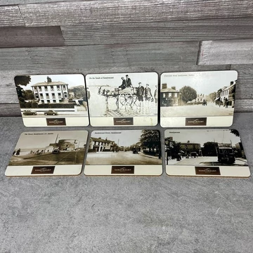 SandyMount Hotel fekete-fehér poháralátét szett