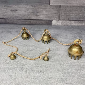 Retro sárgaréz szélcsengő