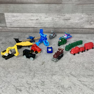 Retro kisméretű jármű játék szett