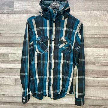 Bench kék kockás ing szerű vékony dzseki L