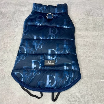 Cili-Cili DIYO sötétkék bélelt kutyakabát kisméretű