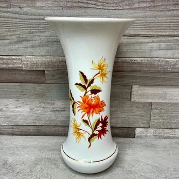 Hollóháza Hungary, Hollóházi porcelán virágos nagy váza