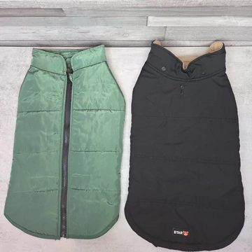 Fekete-zöld kutyaruha szett