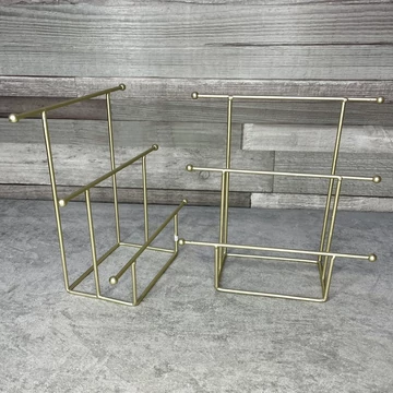 Fém ékszertartó állvány szett