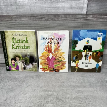 Életünk Krisztus; Válaszol Az Úr; Keresztény élet, gyerek hittan könyvcsomag