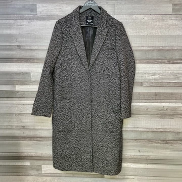 Lft Woman Collection outwear fekete-fehér hosszú szövetkabát L