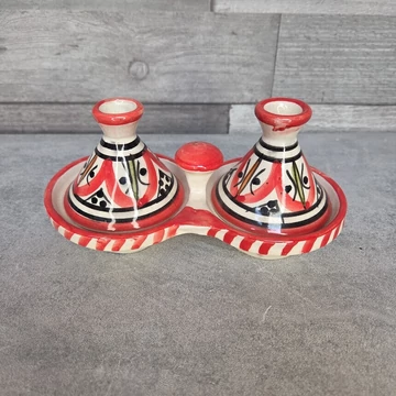 Safi marokkói kézműves kerámia fűszertartó