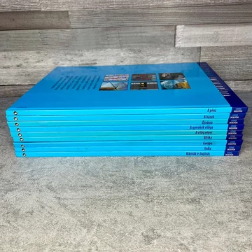 Gyermek Enciklopédia: Világ könyvcsomag kék