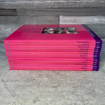 Gyermek Enciklopédia: Tudományok és felfedezések könyvcsomag pink