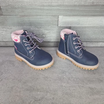 Fila sötétkék kislány bakancs, 21