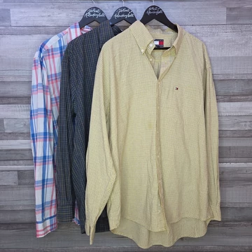 Tommy Hilfiger, Timberland, Pier One férfi ing szett, L-XL