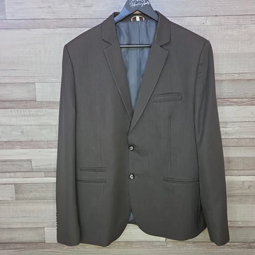 Zebra Konfekció sötétszürke férfi zakó, XXL