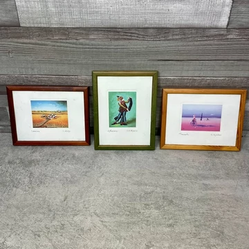 E. Giordani: Tramonto, Stolfa, IL Grifo: Milano Rip Vietata falikép szett