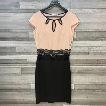 Rouge fekete-rózsaszín alkalmi ruha M