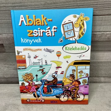 Ablak-Zsiráf Képes Gyereklexikon: Közlekedés ismeretterjesztő könyv