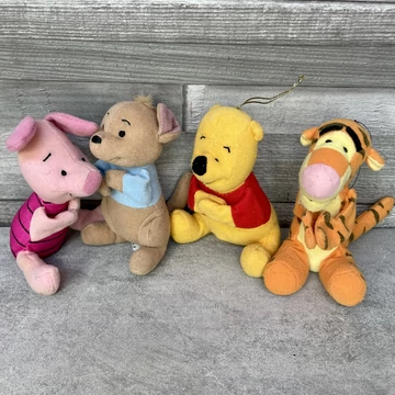 Micimackó, Malacka, Zsebibaba, Tigris plüss figura szett