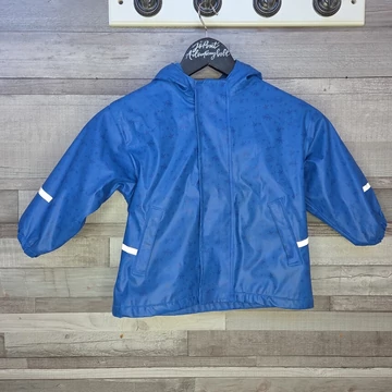 Impidimpi bélelt kék vízlepergető anyagú gyerek kabát, 86-92