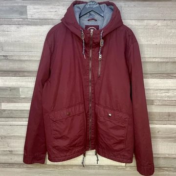 Cedarwood State bordó férfi átmeneti kabát XXL