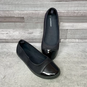 Inextenso fekete balerina cipő 38