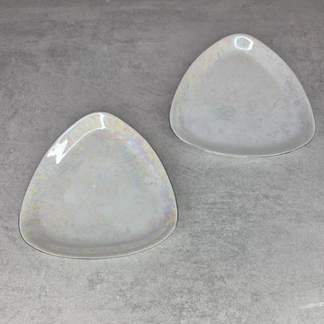 Hollóházi lüszter mázas hamutartó szett