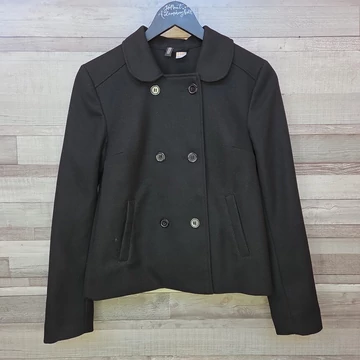 H&amp;amp;M Divided rövid fazonú fekete női blézer, XS