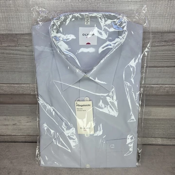 Olymp szürke rövidujjú férfi ing, L