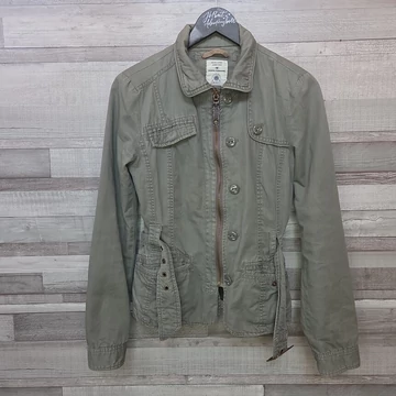 Tom Tailor cipzáras khakizöld rövid fazonú női blézer, S