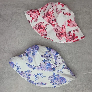 Virágmintás kislány kalap szett