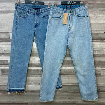 H&amp;amp;M rojtos szárú, Nasty Gal magas derekú farmernadrág 36-os szett