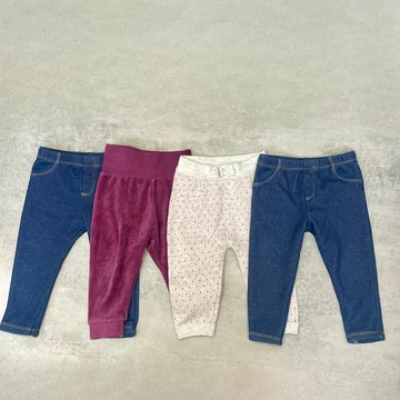 C&amp;amp;A, Fred&amp;amp;Flow, Lupilu kislány nadrág szett 9-12 hónapos gyerekre