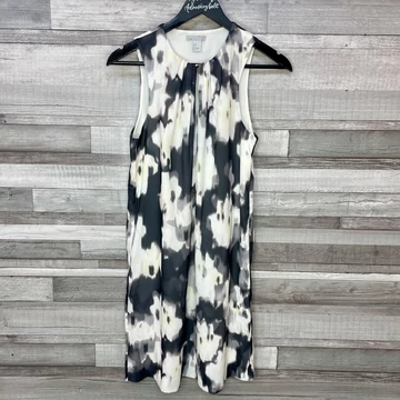 H&amp;amp;M fekete mintás lenge női ruha 36