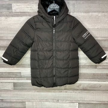 Sinsay fekete bundás gyerek kabát 116