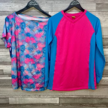 Crane hosszú ujjú, Crivid rövid ujjú lenge sport felső szett 42-44