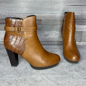 OMG barna magassarkú bokacsizma 38