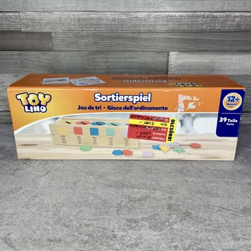 Toy Lino Sortierspiel fa ügyességi gyerekjáték