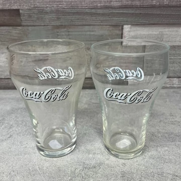 Coca Cola üvegpohár szett
