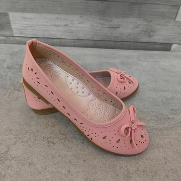 Rózsaszín kislány balerina cipő 35