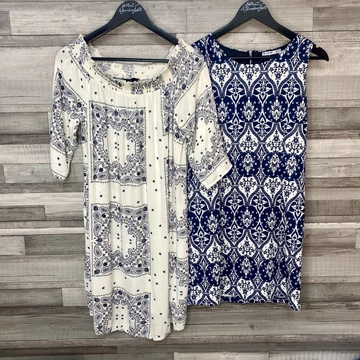 F&amp;F kék-fehér női ruha szett 40-42