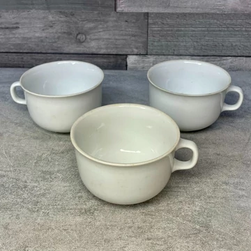 Alfölfi porcelán fehér teáscsésze szett