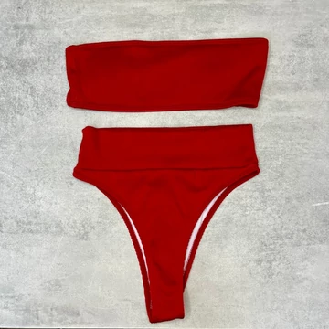 Bordó kétrészes fürdőruha/bikini S