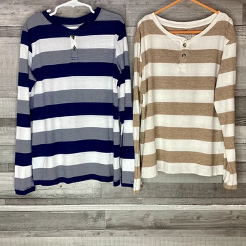 H&amp;amp;M kisfiú csíkos póló szett 110/116